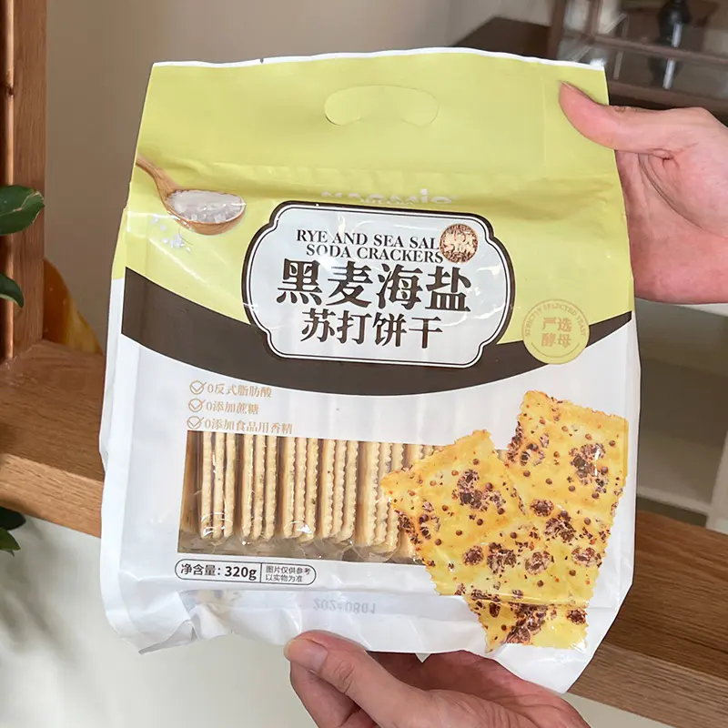 Siliginis et maris salis nitri Crackers