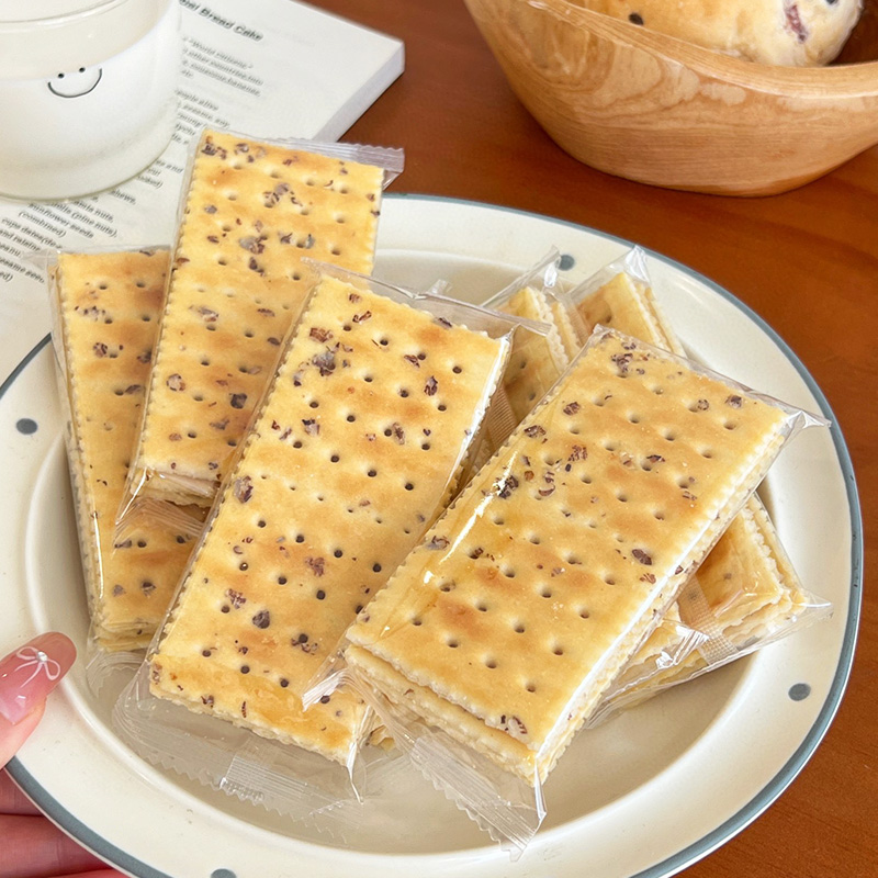 Siliginis et maris salis nitri Crackers